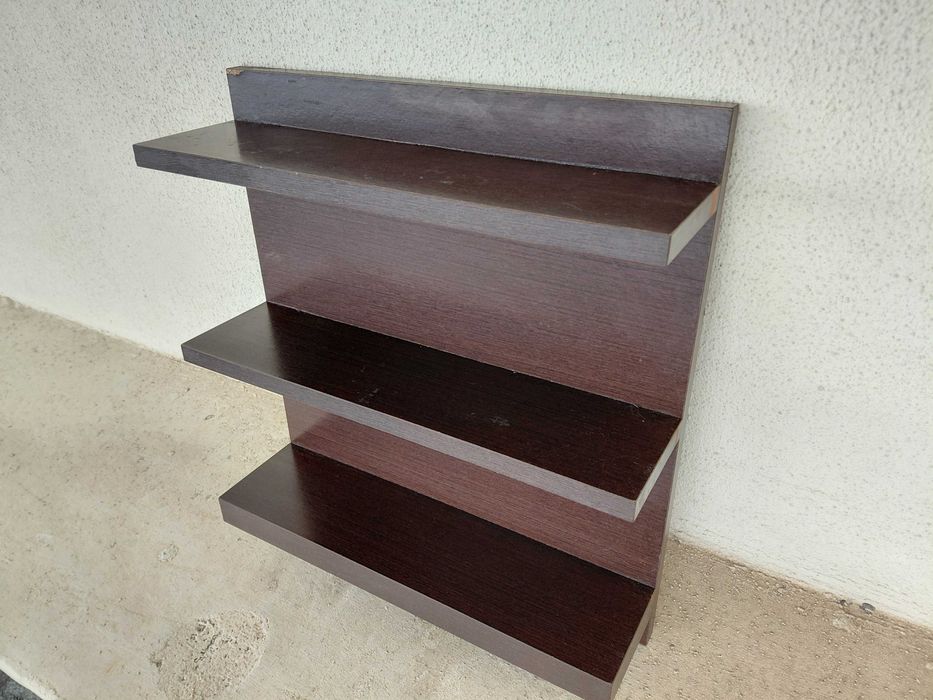 Prateleira de Parede Madeira com 3 Divisórias