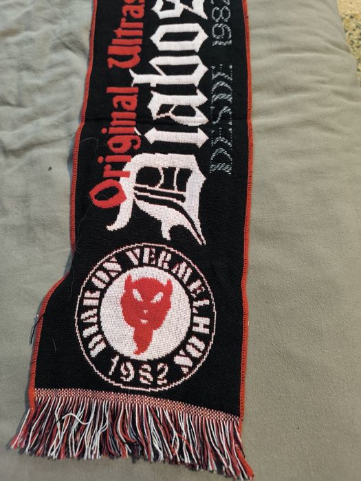 Cachecol diabos vermelhos Benfica futebol