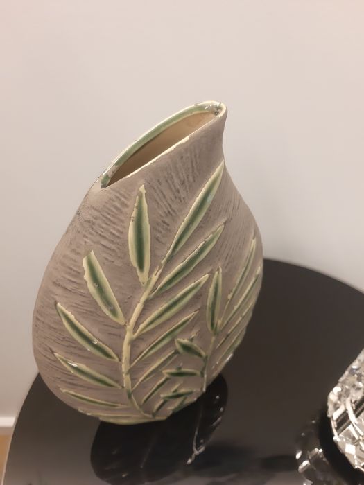 Jarro palmeiras em loiça