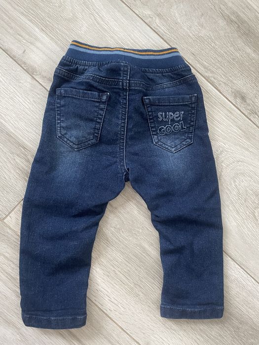 Komplet jeansy i bluza z kapturem Kik rozmiar 74