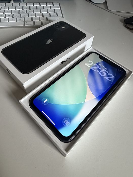 Bateria 100% iPhone 11 64gb Black Idealny