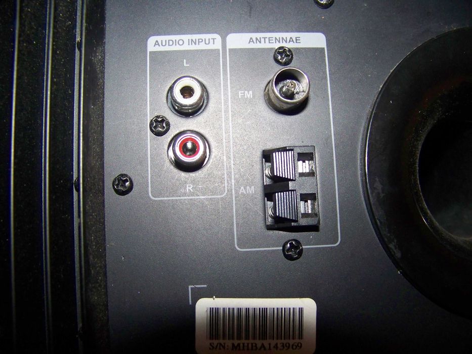 boom dock para ipod ou auxiliar externo - tem rádio