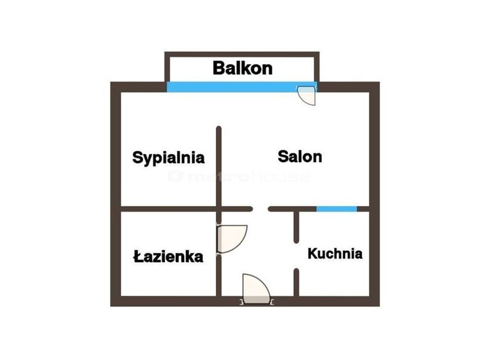 Kawalerka z wydzieloną sypialnią!