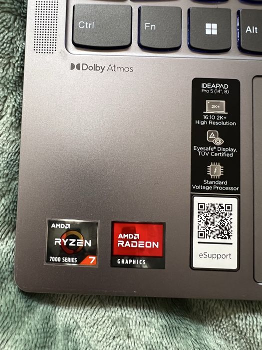 Lenovo IdeaPad Pro 5 (14”) – Ryzen 7 7735HS   | 2K+ | Dolby Atmos