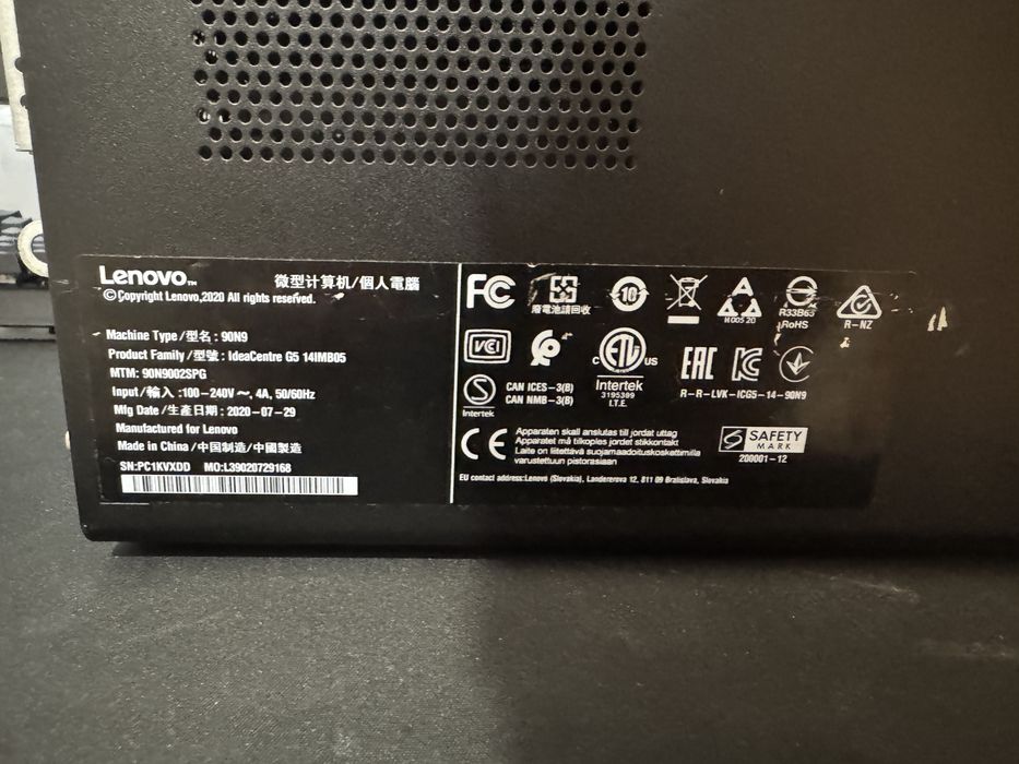 PC Gaming Lenovo IdeaCentre Gaming 5 Completo