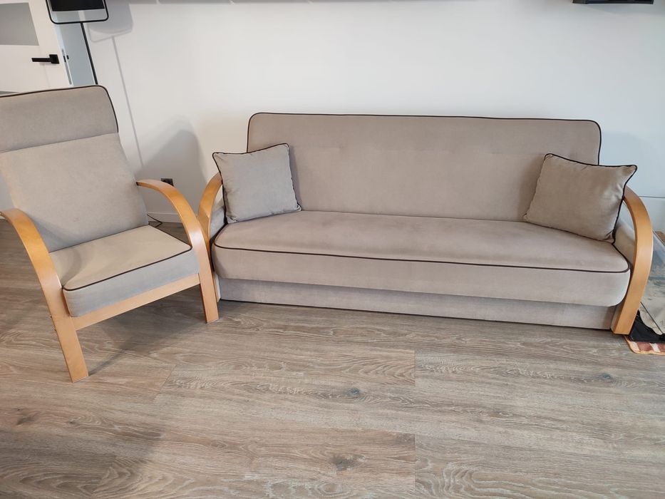 Okazja! Komplet wypoczynkowy w bdb stanie