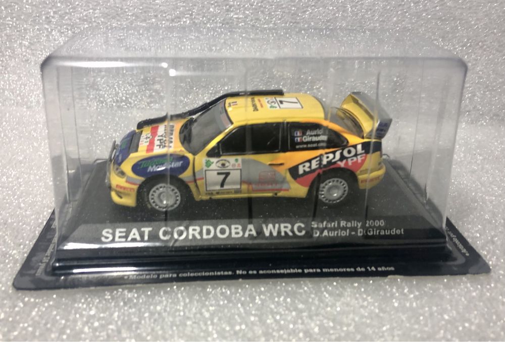Miniaturas de carros de rali rally wrc
