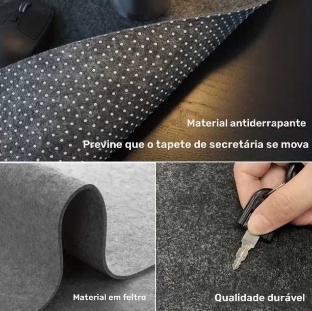 Tapete de Rato de Feltro de Grandes XXL Dimensões Antiderrapante NOVO