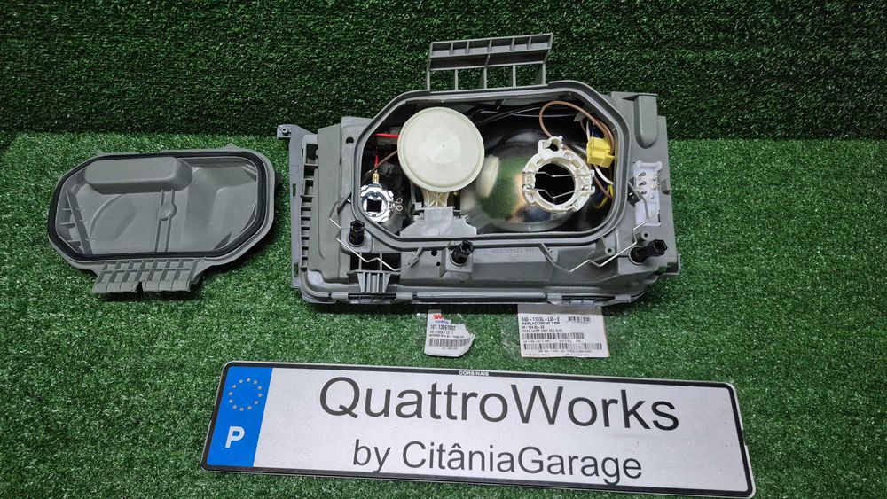 Otica Farol Esquerdo Mercedes W124 C124 S124 A124 1984 a 1993 Ref. 440-1103L-LD-E NOVO DEPO C/DANO