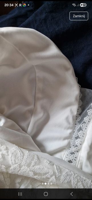 Sukienka biała  tiulowa M/L