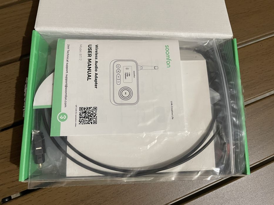 Бездротовий bluetooth аудіоадаптер