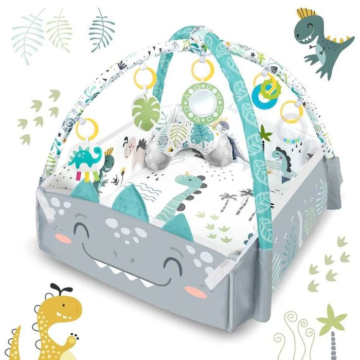 Ricokids mata edukacyjna interaktywna Nessi 110x100 cm 3w1 pałąki