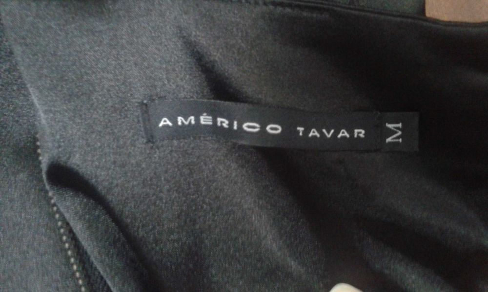 Vende-se vestido preto para cerimónia Americo Tavar