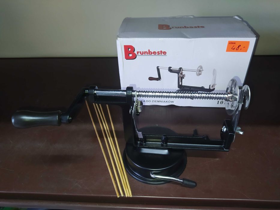 maszynka do obierania ziemniaków kręcona frytka nowa sprawna niemiecka