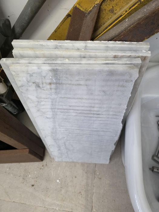 4 placas marmore 0.30 por 0.60 espessura 2cm