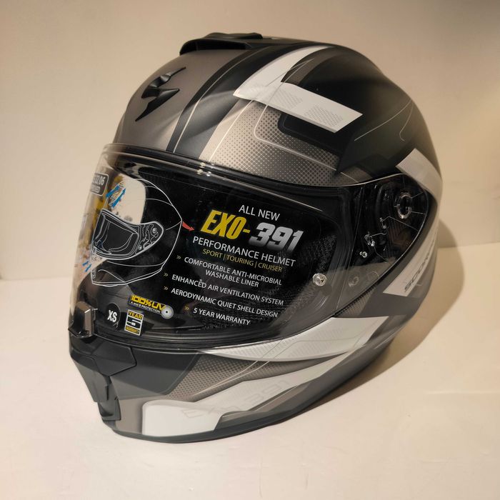 Capacete Scorpion Exo-391 integral leve mota scooter novo