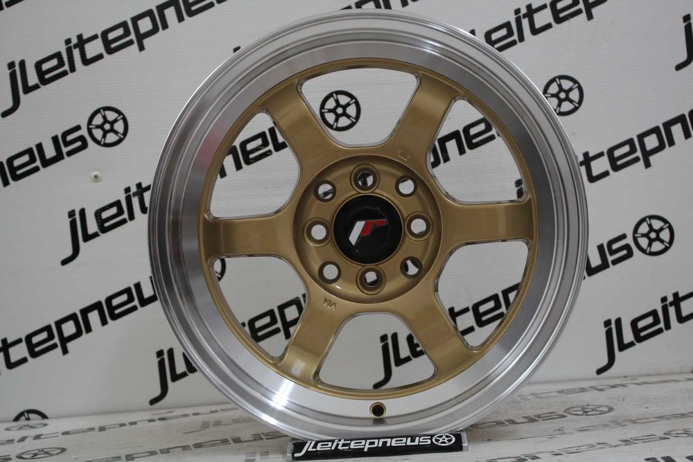 Jantes Novas Japan Racing JR12 15 4x100/114.3 7.5 ET26 - Fazemos Montagem/Envio