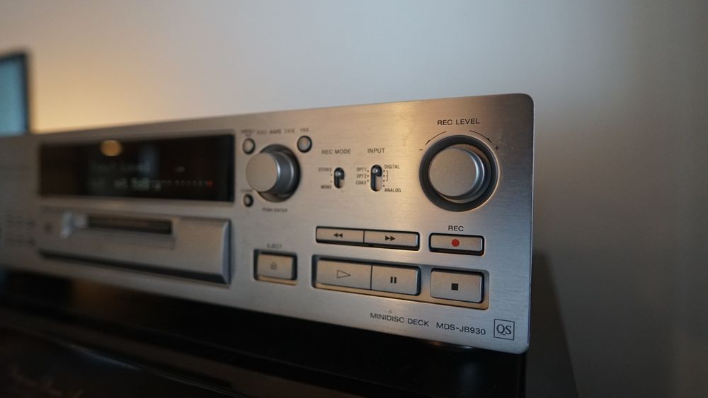 Minidisc  Sony MDS-JB930  QS – ATRAC Type-R – MiniDisc Deck Premium V