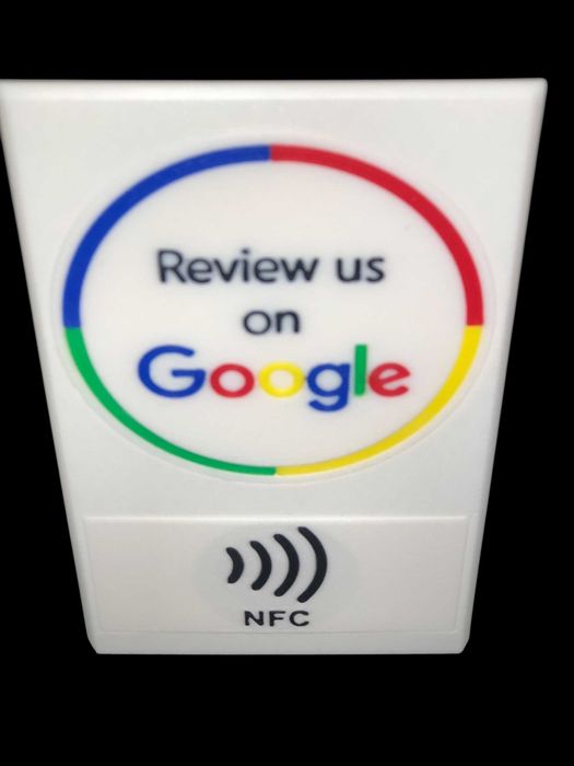 Placa NFC "Avaliações Google" para Negócios / Lojas (Novo)