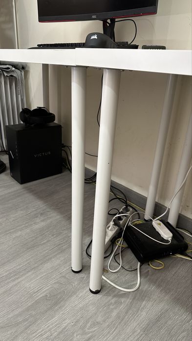 Mesa branca ADILS (IKEA), 100x60cm