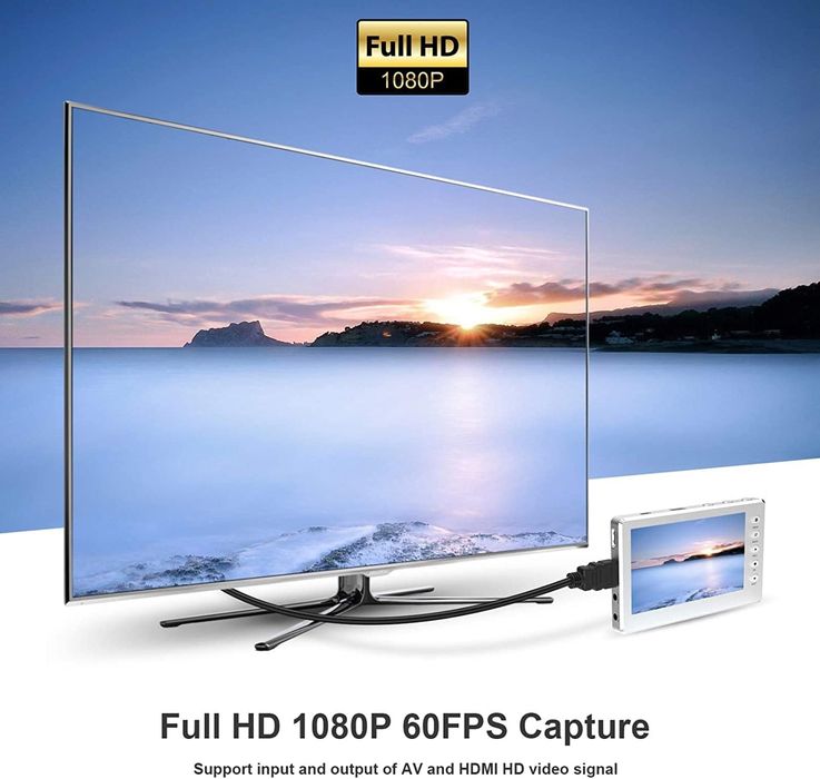 DIGITNOW VHS-цифровий конвертер, HD відеозахоплювач 1080P 60 кадрів/с,