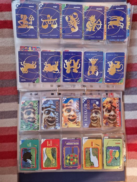 Karty telefoniczne 600 szt + albumy