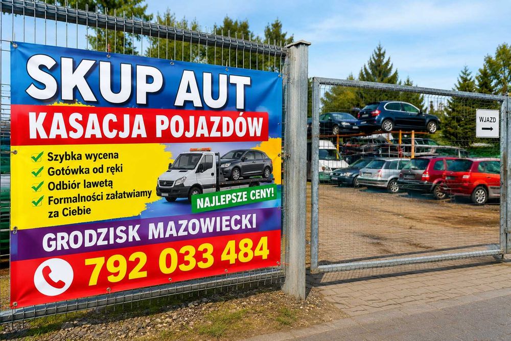 Skup Aut Kasacja GRODZISK MAZOWIECKI+50km