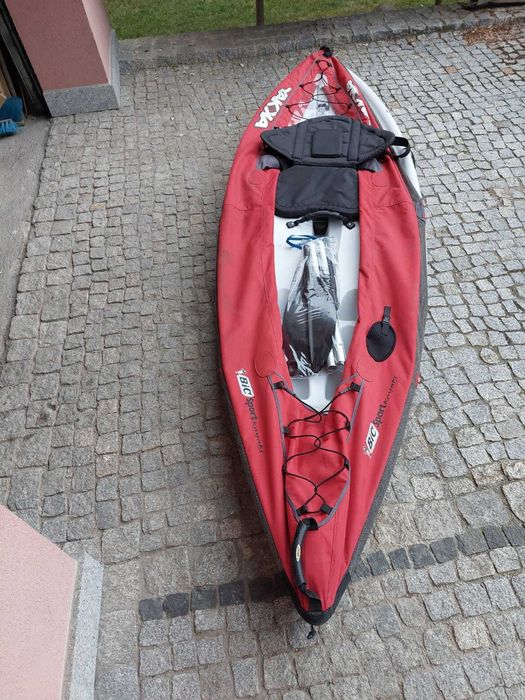Składany kajak BIC Sportyak – gotowy do pływania+ wiosła+ kamizelki