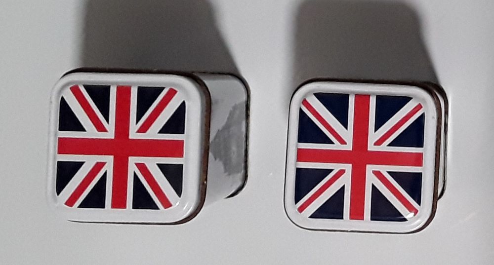Latas de chá inglês (vazias) - I Love London, Ahmad tea