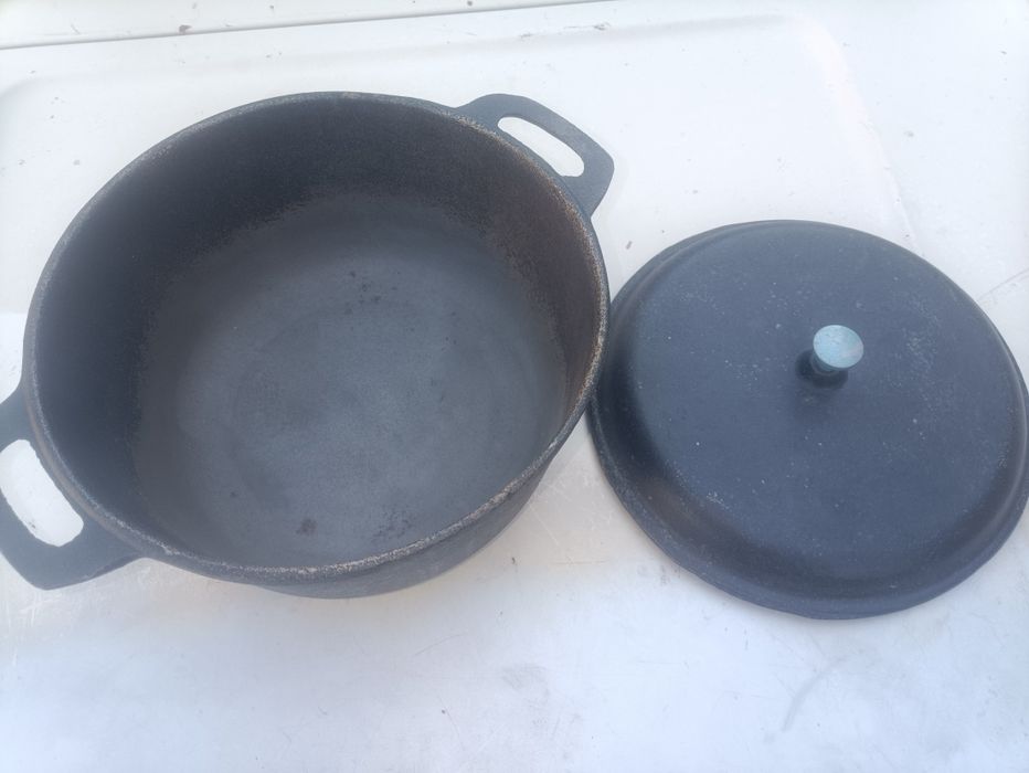 Чугунная посуда эмалированная