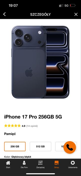 iPhone 17 pro 256GB 5G