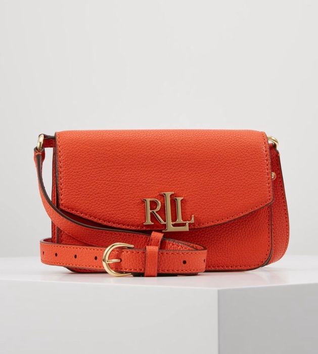 Torebka saszetka listonoszka nerka Ralph Lauren skóra