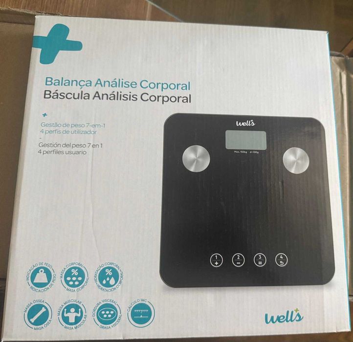 Balança Análise Corporal - Marca Wells