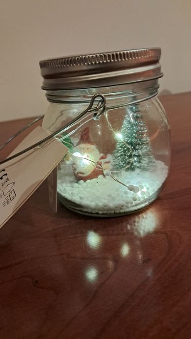 Decoração natalícia com led,nova com etiquetas