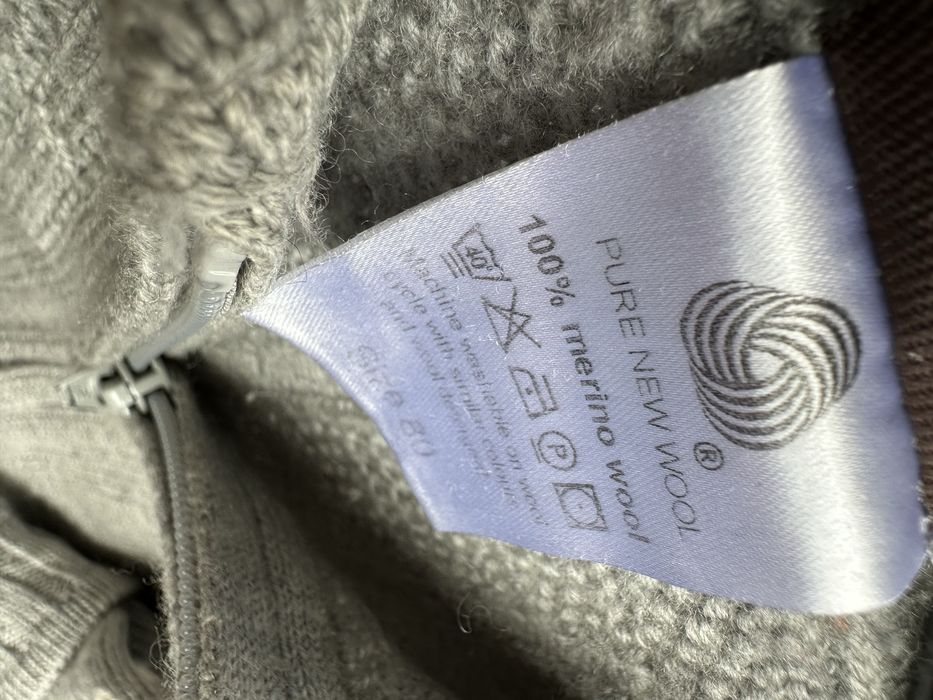 Wełniany kombinezon Merino 74 80 cm Lillelam