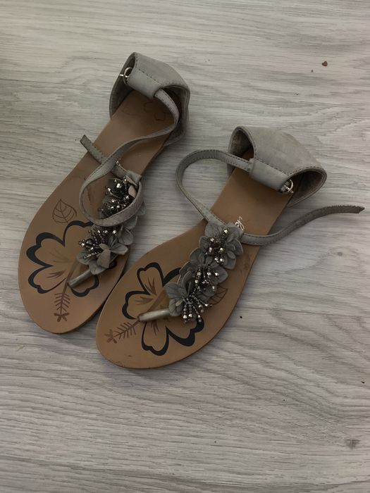 Japonki z usztywnieniem, buty damskie, sandałki, sandały