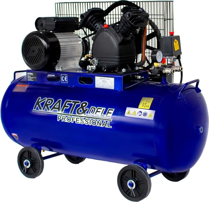 Kompresor Olejowy Sprężarka 100L 230V 2Tłokowy Powietrza New Model*