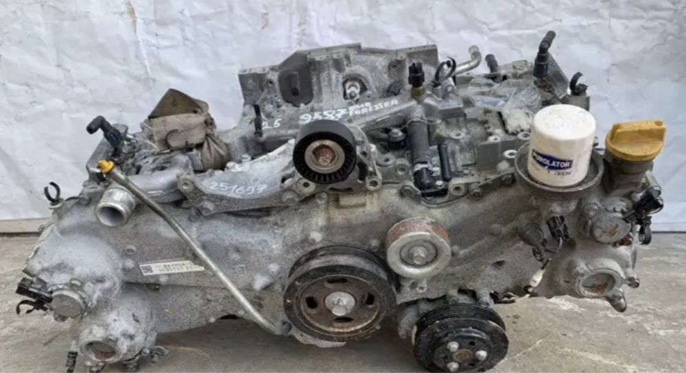 FB25 мотор по запчастям Субару Форестер 2.5 бенз