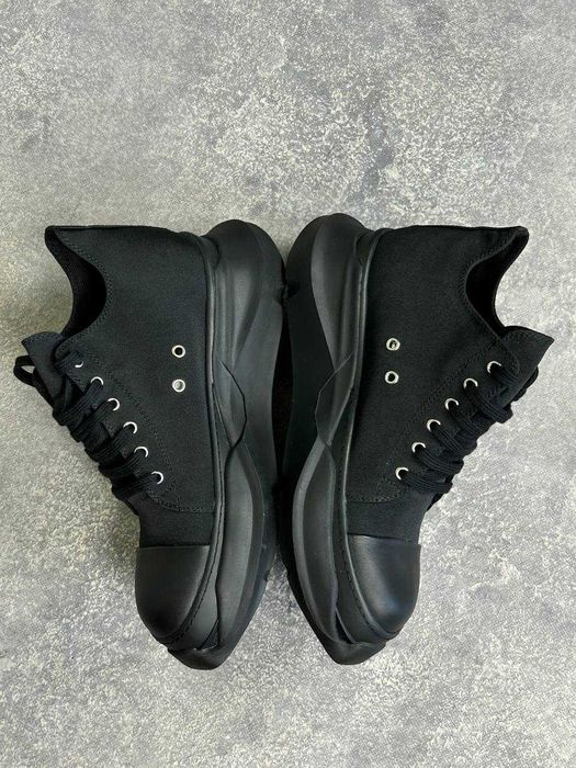 Rick Owens DRKSHDW Abstract Ramones jumbo lace laces кеди кросівки