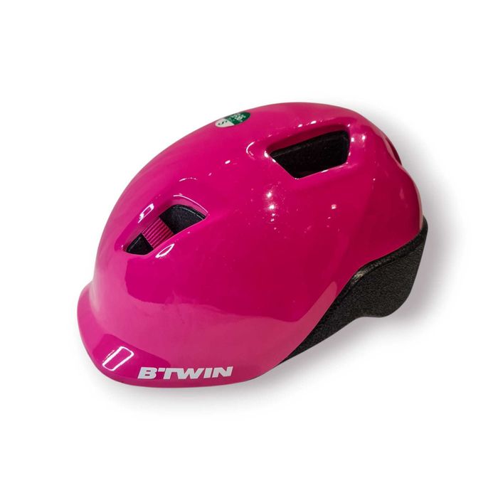 Capacete Infantil B’Twin Rosa – Tamanho S (53–56 cm)