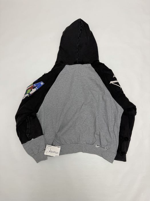 зипка худи зип худи PROTOCOL INDEX grey zip project gr acne studios balenciaga rick owens