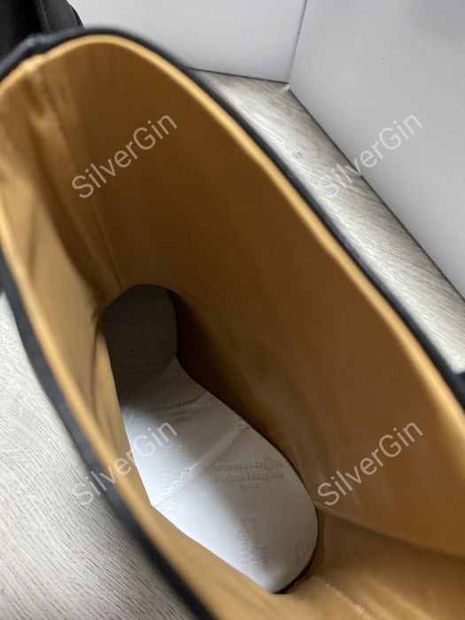 Ботинки Maison Margiela Tabi Чоботи Сапоги шкіряні Maison Margiela