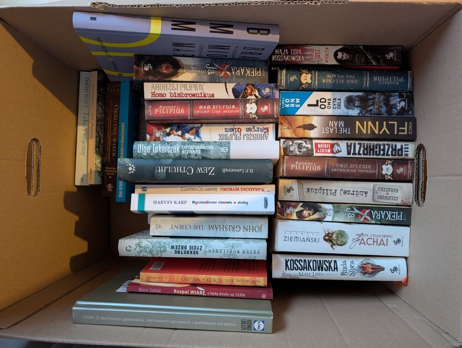 Duży zestaw książek: Fantastyka, Horror, Rozwój