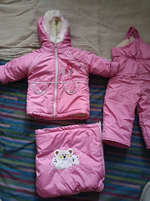дитячий теплий комбінезон трансформер 3 в 1