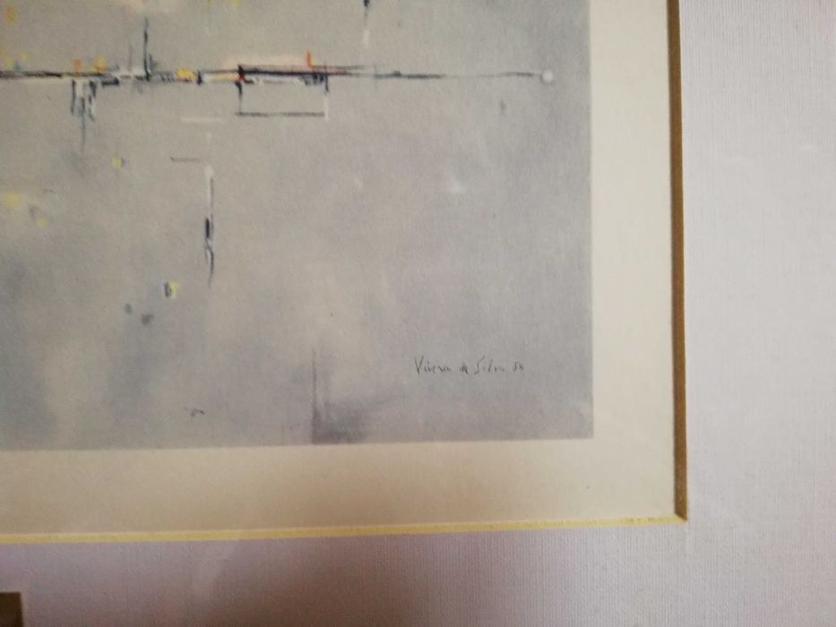 Litografia de Vieira da Silva " Marine"      BAIXA de PREÇO