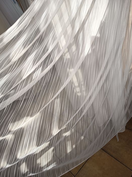 Готовий тюль льон  три метри