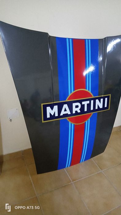 Capô Porsche 911 decoração  Martini