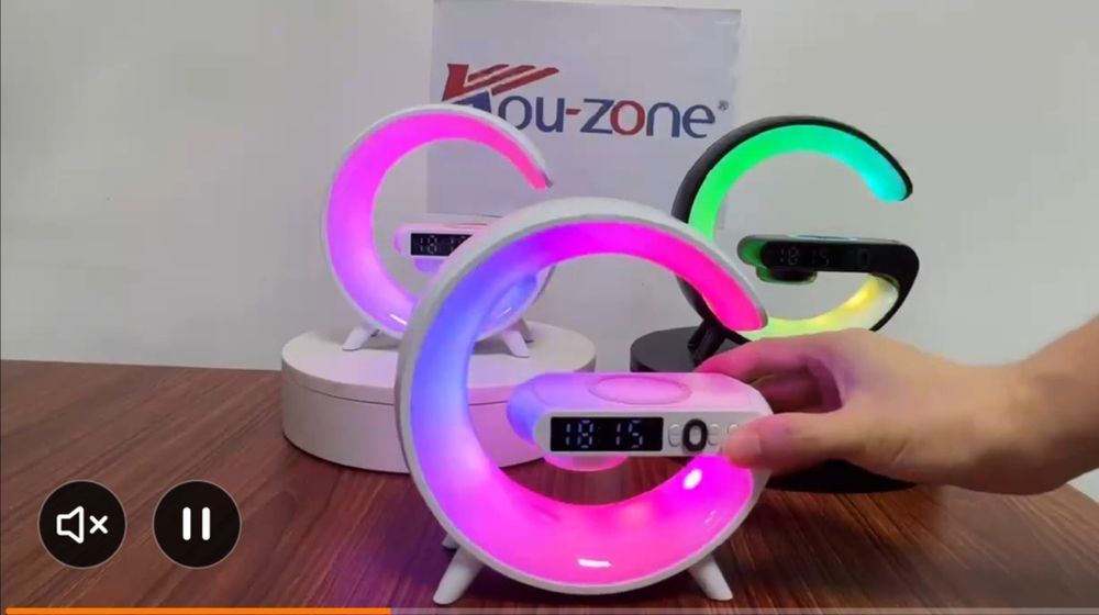 Бездротовий колонка Kouzone з атмосферним підсвічуванням біля ліжка та