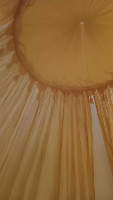 Duplo mosquiteiro de quarto ou jardim com armação