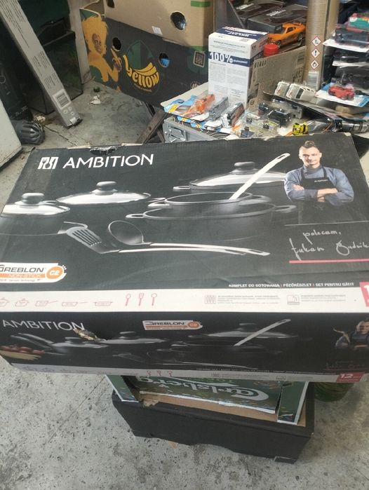 zestaw garnków Ambition Symphony 12 el nowy hit